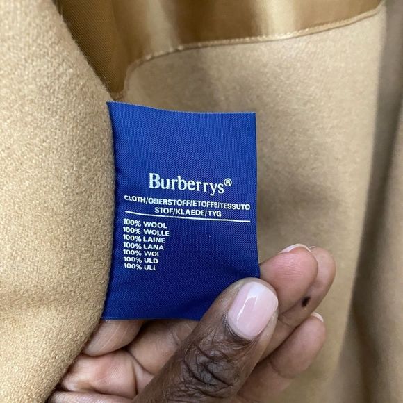 Burberrys London Vintage Camel Tan Trench
Coat Tan Wool Liner - Picture 11 of 15